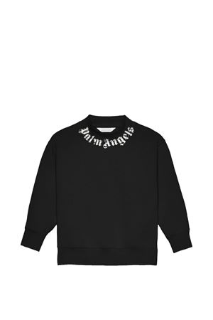 black fabric sweatshirt PALM ANGELS KIDS | PBBA012S26FLE004110